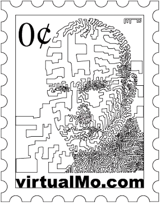 Mø portrait stamp
